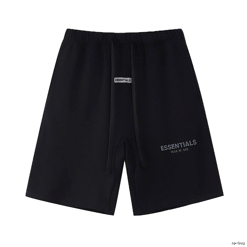 ESSENTIALS minimalist style black shorts
