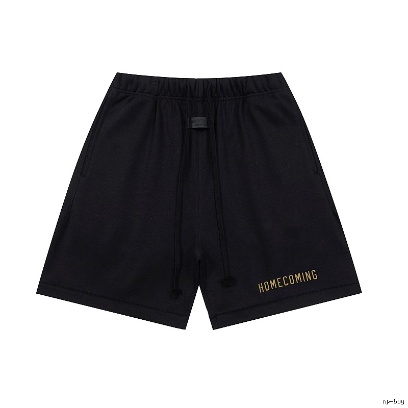ESSENTIALS minimalist style black shorts