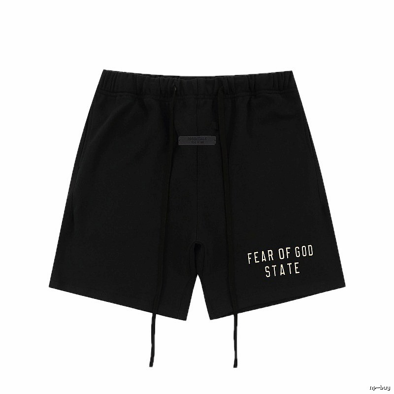 ESSENTIALS minimalist style black shorts