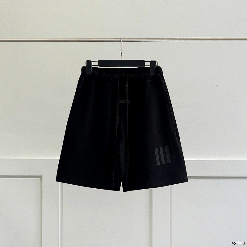 ESSENTIALS minimalist style black shorts
