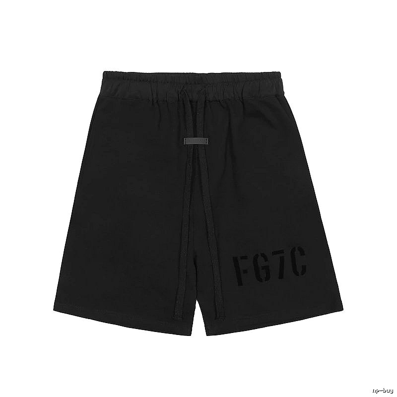 ESSENTIALS minimalist style black shorts