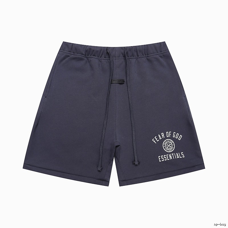 ESSENTIALS minimalist style dark blue shorts