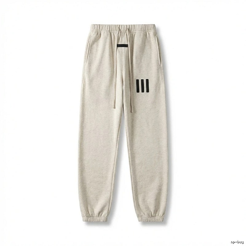 ESSENTIALS minimalist style light gray sweatpants