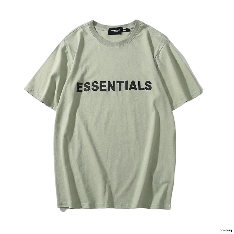 ESSENTIALS minimalist style light green T-shirt