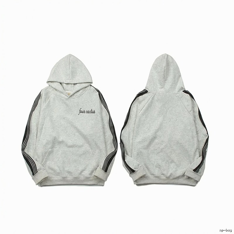 ESSENTIALS Trendy and Simple Style Grey Hoodie
