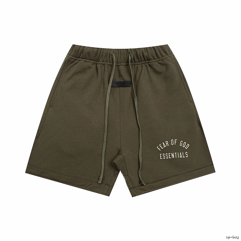 ESSENTIALS trendy brand army green shorts
