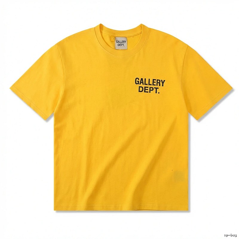 Gallery Dept. Alphabet Style Yellow T-shirt
