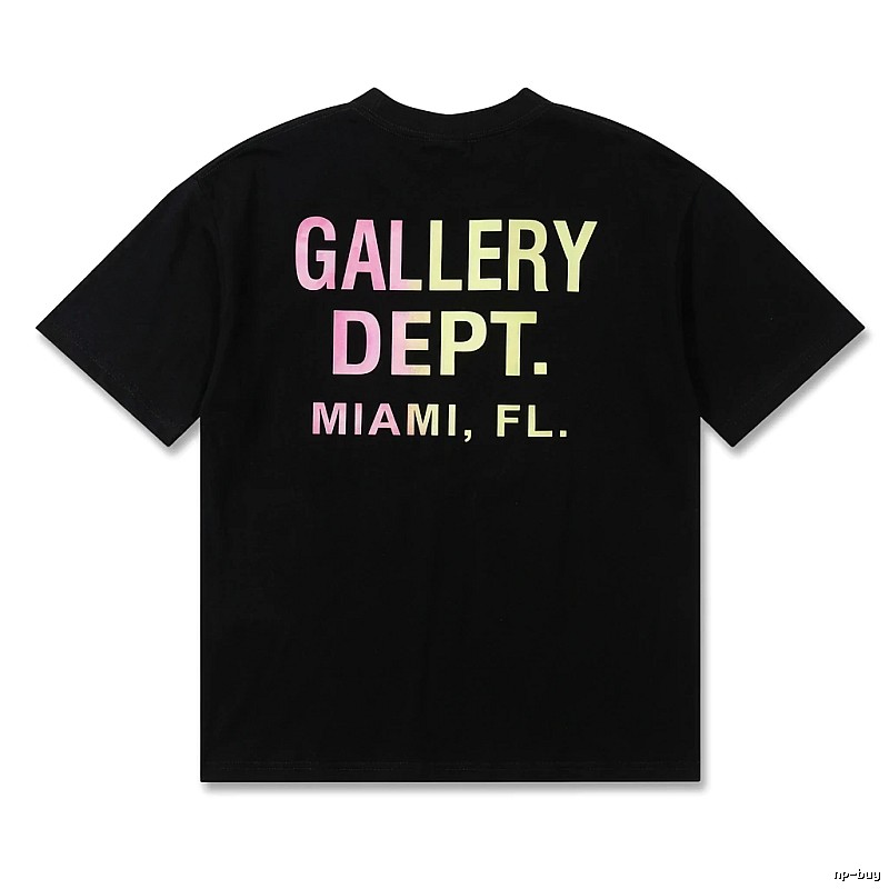 Gallery Dept Colorful Letter Style Short-sleeve Shirt