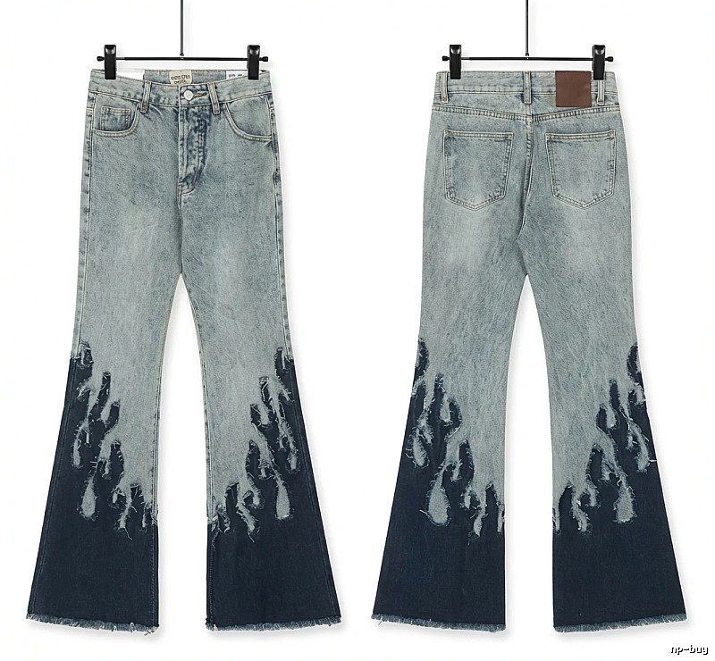 Gallery Dept Flame Wind Blue Jeans