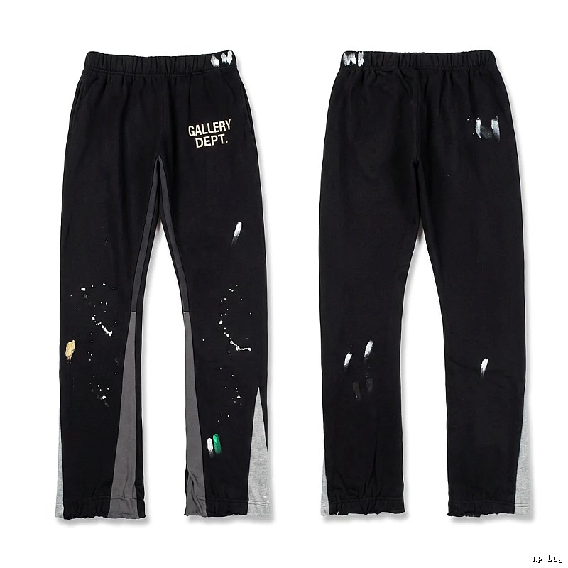 Gallery Dept Graffiti Style Black Long Pants