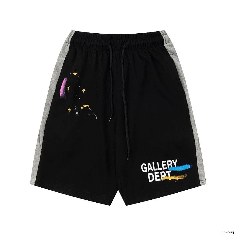 Gallery Dept Graffiti Style Black Shorts