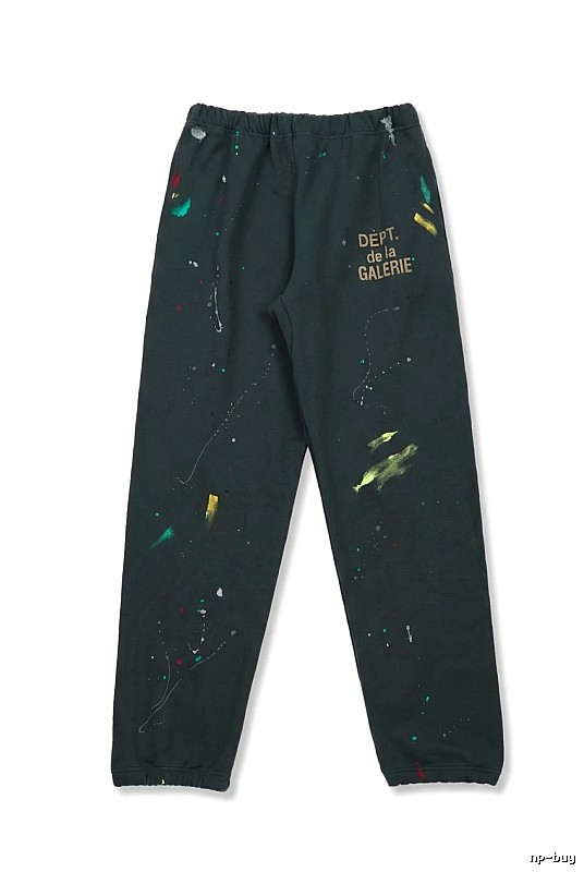 Gallery Dept Graffiti Style Black Trousers