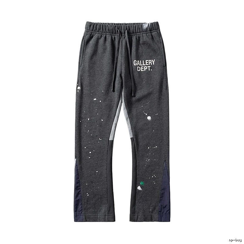 Gallery Dept Graffiti Style Grey-Purple Sweatpants