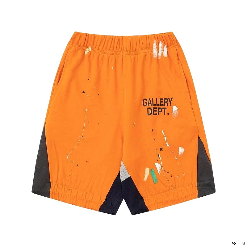 Gallery Dept Graffiti-style Orange Shorts