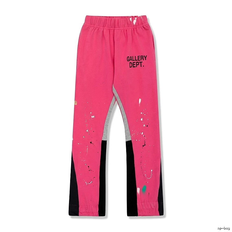 Gallery Dept Graffiti Style Pink Trousers