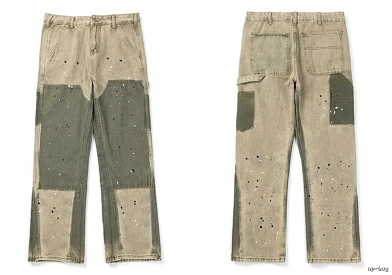 Gallery Dept patched and distressed jeans