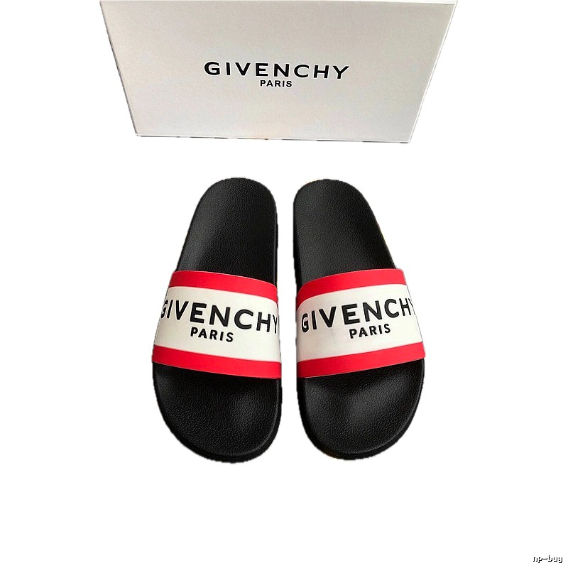 Givenchy Classic Logo Color-block Streetwear Slides
