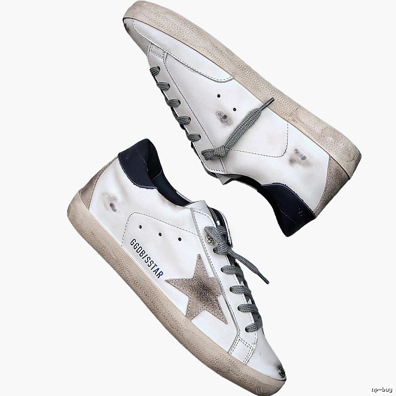 Golden Goose Dirty Style White Shoes