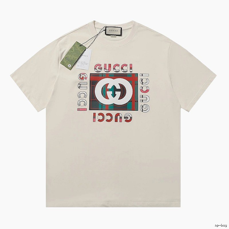 Gucci printed fashion white T-shirt