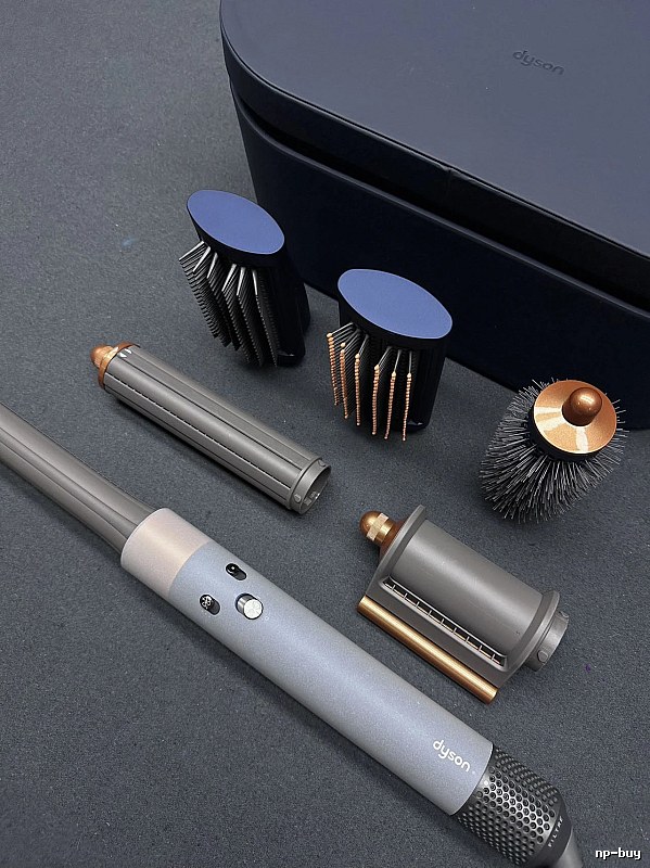 Hair Styler by Dyson with White Multi-attachment Styling Tool Set