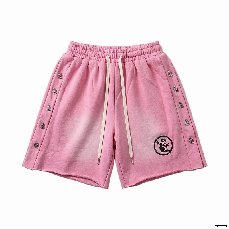 Hellstar dark style pink shorts