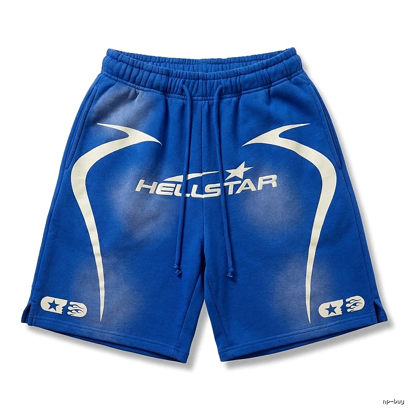 Hellstar Trendy Blue Shorts
