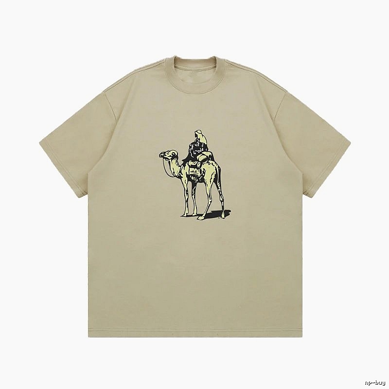 Hermes Travel Horse graphic T-shirt White Equestrian Artwork with Modern Look
