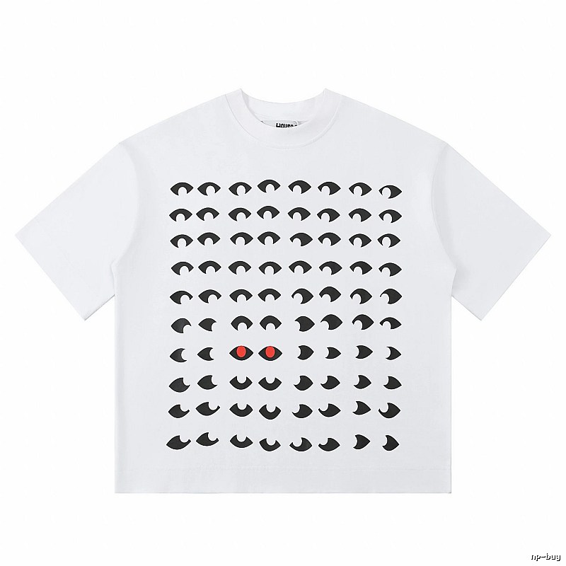 House of Errors Eye Print White T-shirt