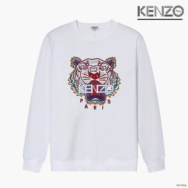 Kenzo Style Kc18 Tiger SweatShirt Clean Finish Graphic
