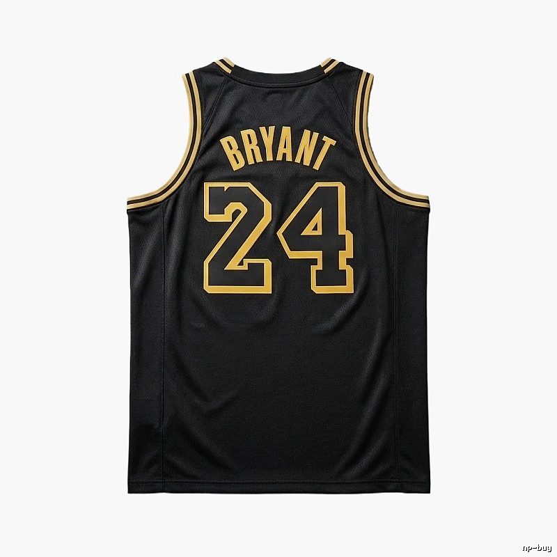 Kobe No.24 black and yellow basketball vest