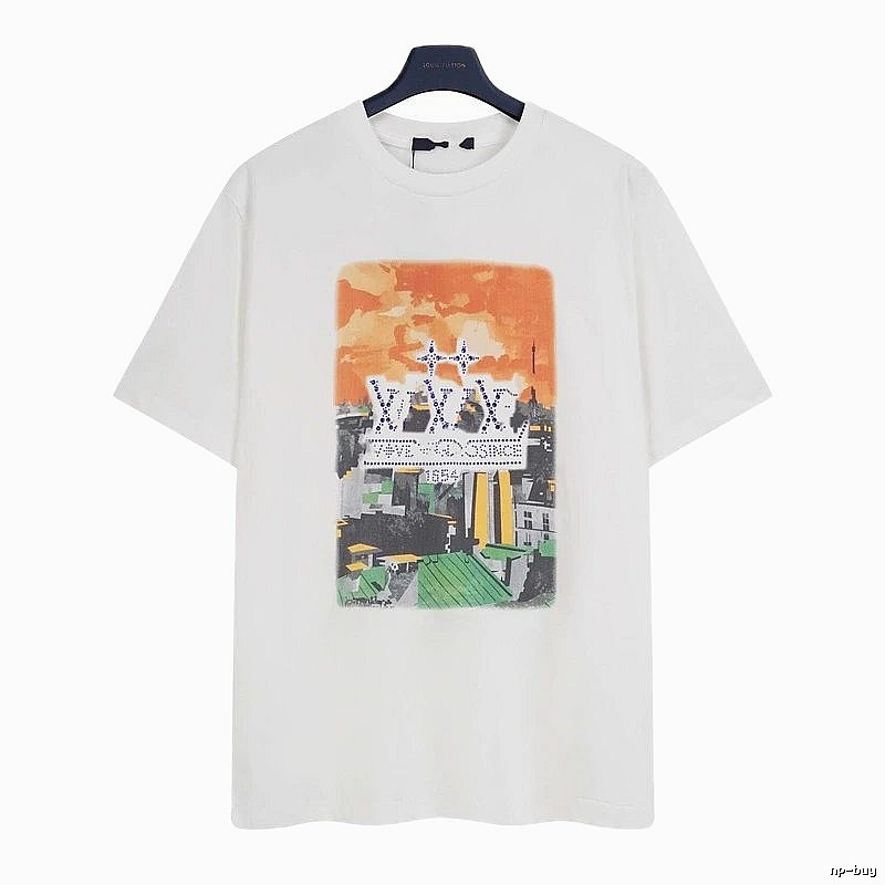 Louis Vuitton City Print Trendy & Cool White T-Shirt