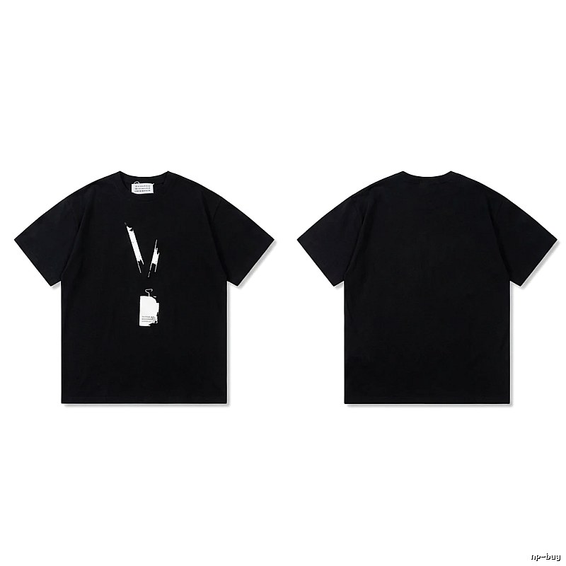 Maison Margiela minimalist black T-shirt