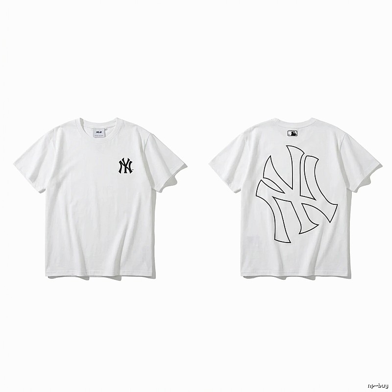 MLB New York Yankees minimalist style white T-shirt