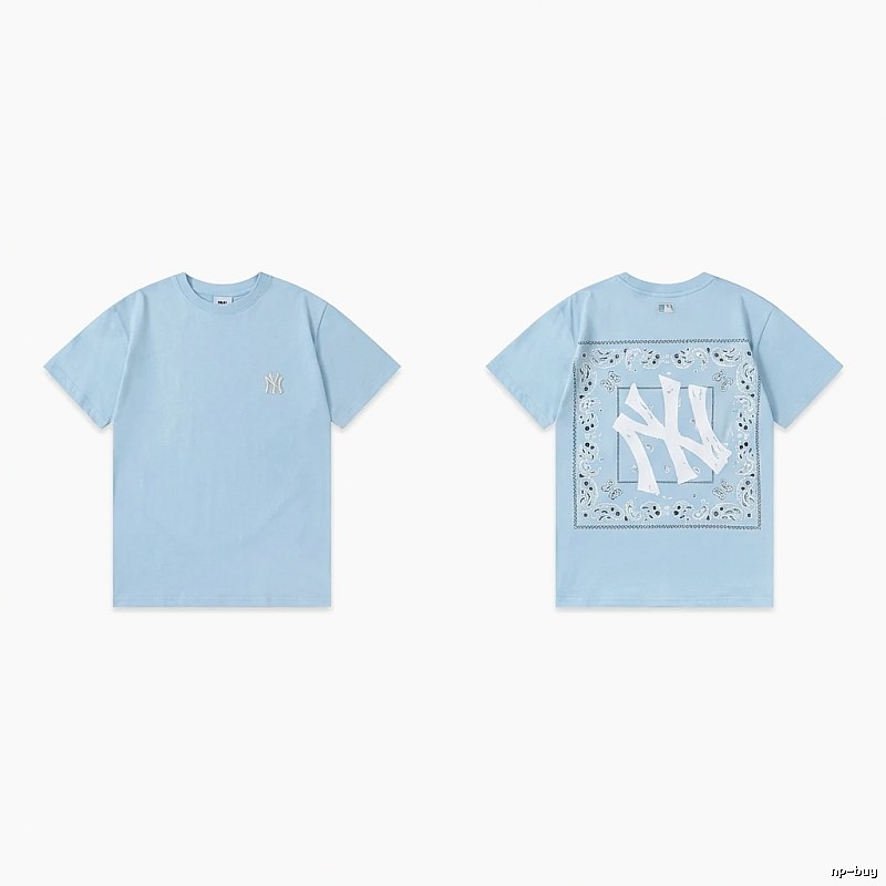 MLB retro light blue T-shirt