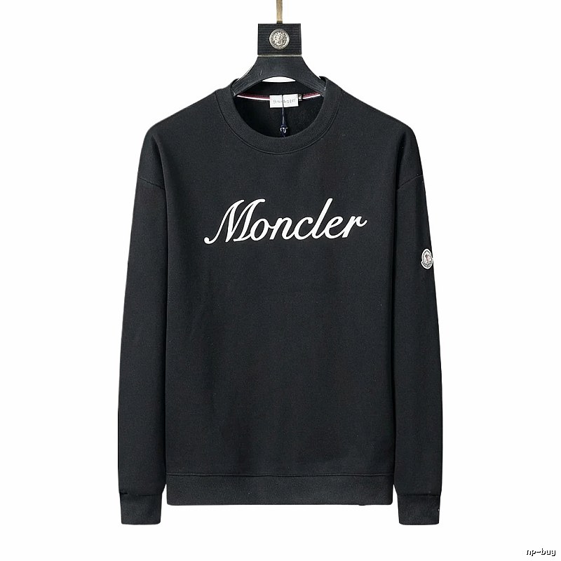 Moncler black simple sweatshirt