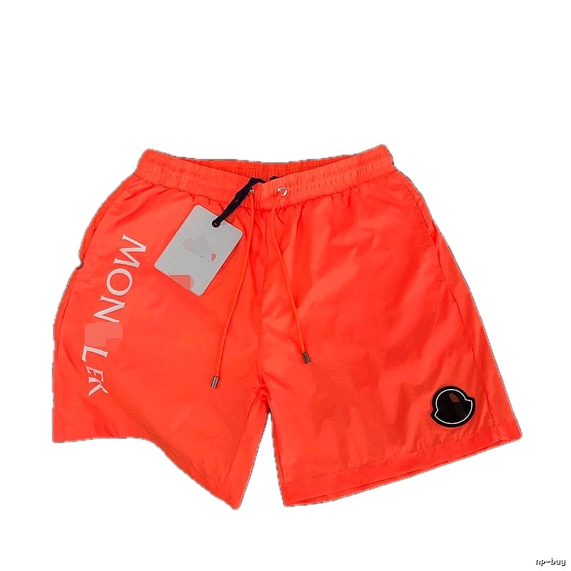 Moncler Casual Style Bright Orange Beach Shorts