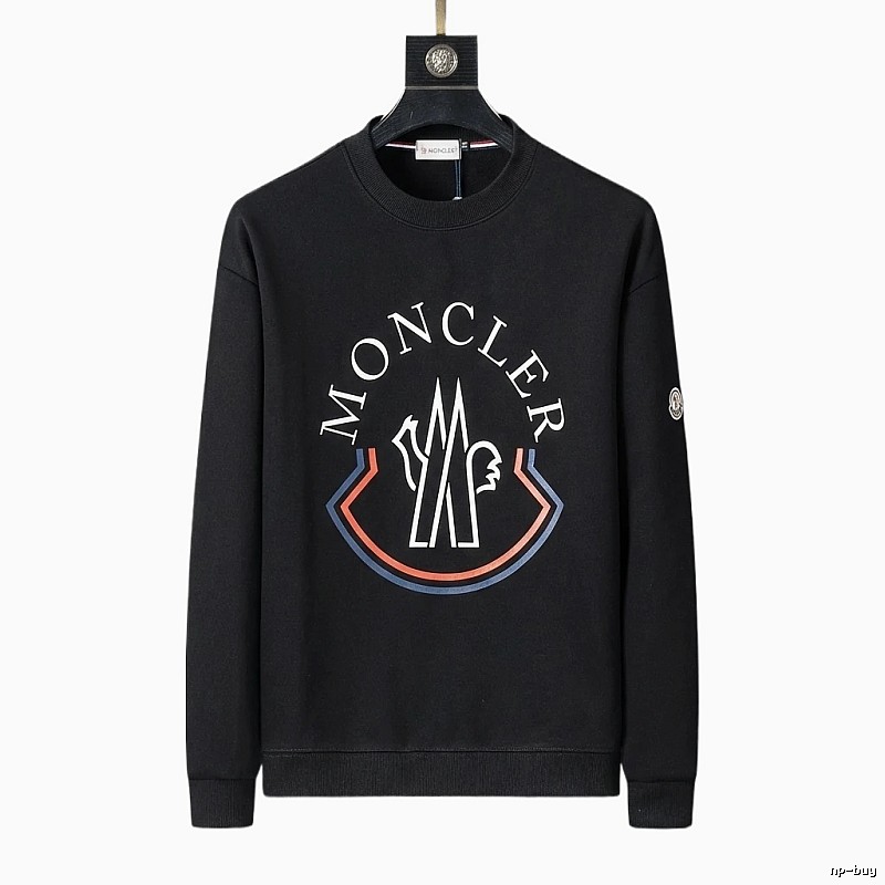 Moncler Classic and Stylish Black Sweatshirt