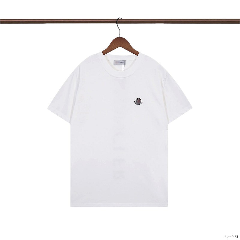 Moncler Classic Minimalist Style White Short-sleeve T-shirt