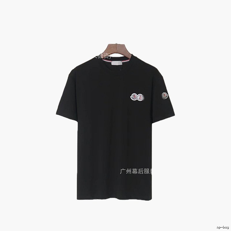 Moncler Co-branded Casual Style Black Short-sleeve T-shirt