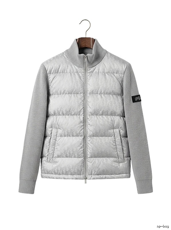 Moncler Silver Grey Trendy and Cool Down Jacket
