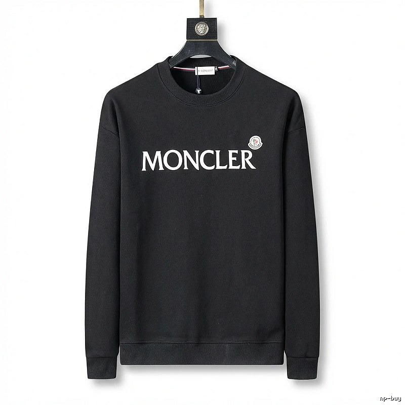Moncler simple-style black sweatshirt