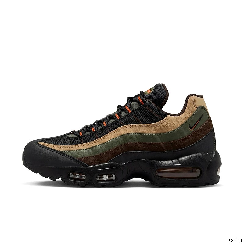 Nike Air Max 95 Retro Black and Brown Shoes