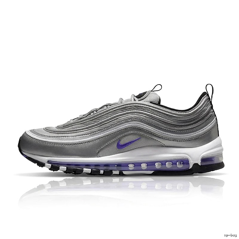 Nike Air Max 97 Silver Purple Trend Running Shoes