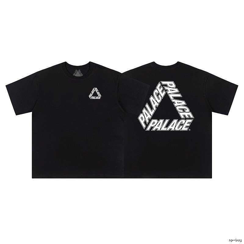 Palace Classic Triangular Street Style Black T-Shirt