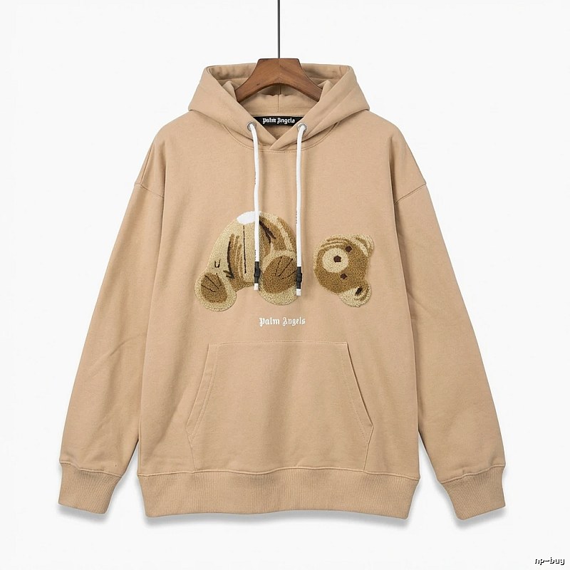 Palm Angels Bear Series Khaki Sweatshirt