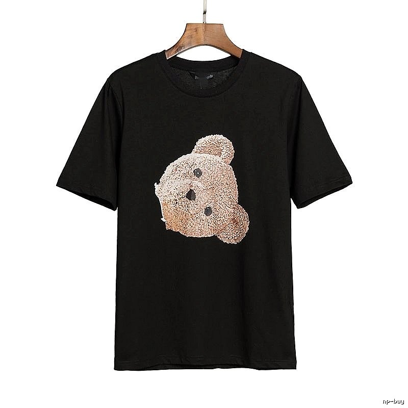 Palm Angels Lightweight Bear graphic T-shirt White Colorful Bear for Gift Ideas