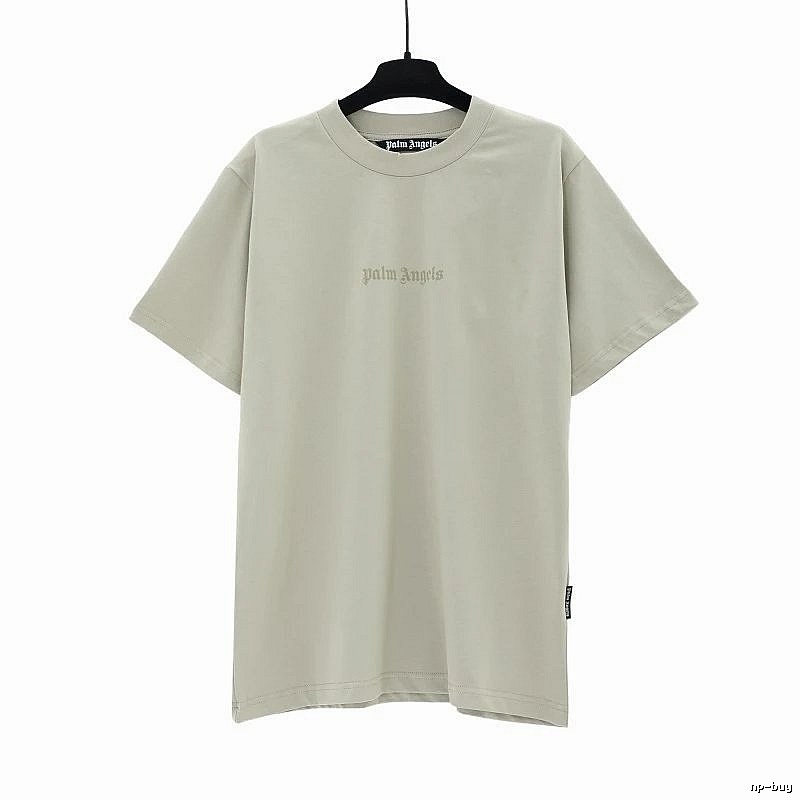 Palm Angels Logo Detail Logo T-shirt White Palm Tree with Relaxed Feel