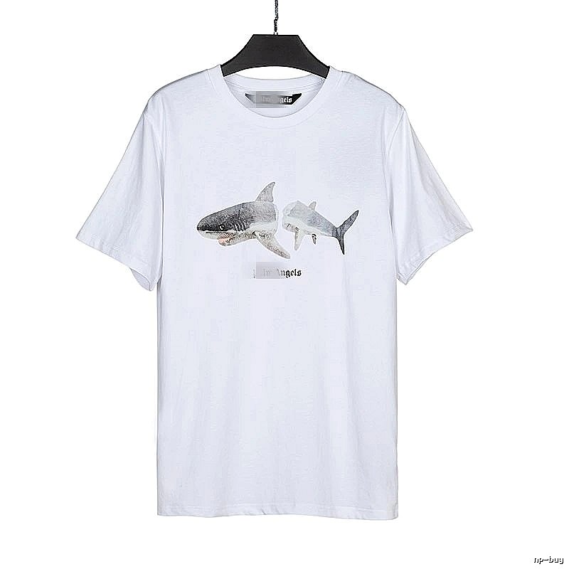 Palm Angels Patterned Bear graphic T-shirt White Colorful Bear with Polished Detail