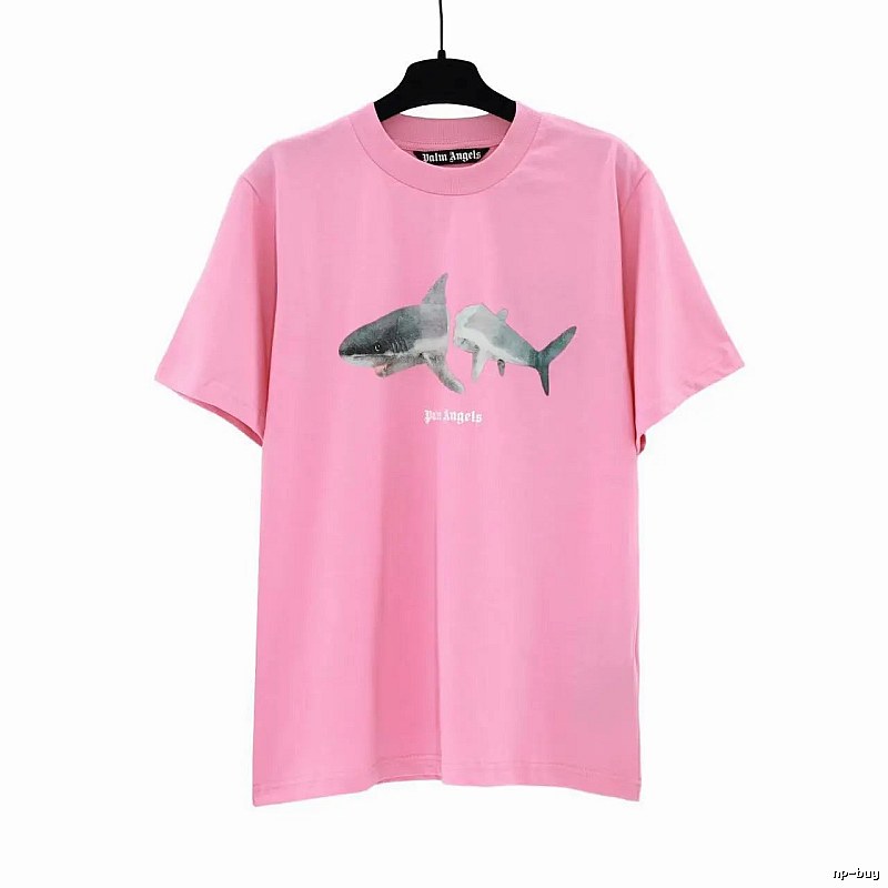 Palm Angels Premium Style Bear graphic T-shirt White Colorful Bear for Resort Outfits