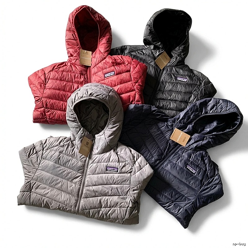 Patagonia Retro Style Hooded Down Jacket